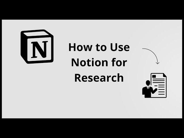 How To Use NOTION For Research (Complete 2025 Guide)