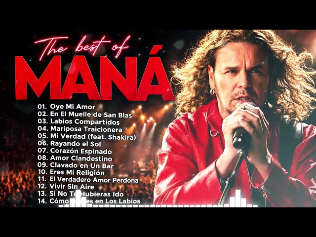 MANÁ GRANDES ÉXITOS INOLVIDABLES 🎵 Mix 20 Súper Éxitos Románticos#