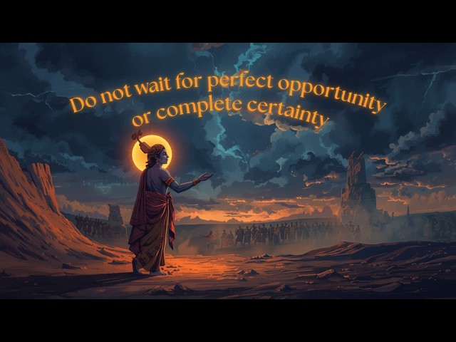 Krishna's Timeless Secret: Stop Waiting for Perfect Certainty | Bhagavad Gita Wisdom for Success