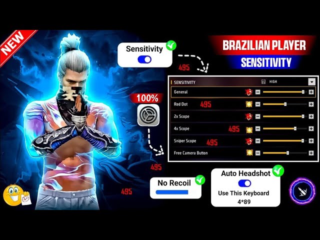 Free Fire Max Headshot Setting After Update 2026⚡Best Sensitivity Settings ⚙️| Sensitivity Setting