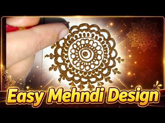 Easy mehndi design 2026 ✨🌸🌺  #mehndi #easymehndi #trending 