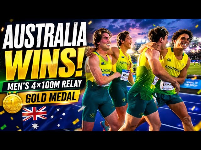 Australia Wins Men's 4×100m Relay Race | Commonwealth Games 2026