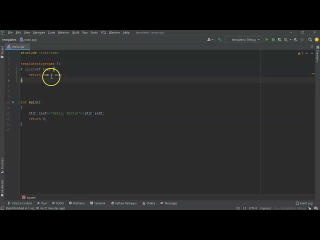 How to write function templates in C++