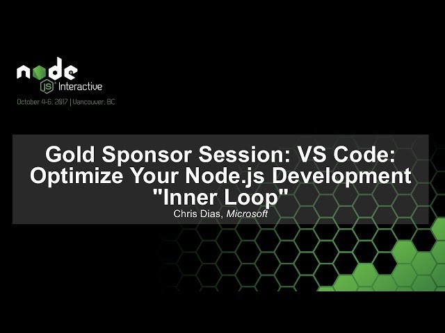 VS Code: Optimize Your Node.js Development "Inner Loop"