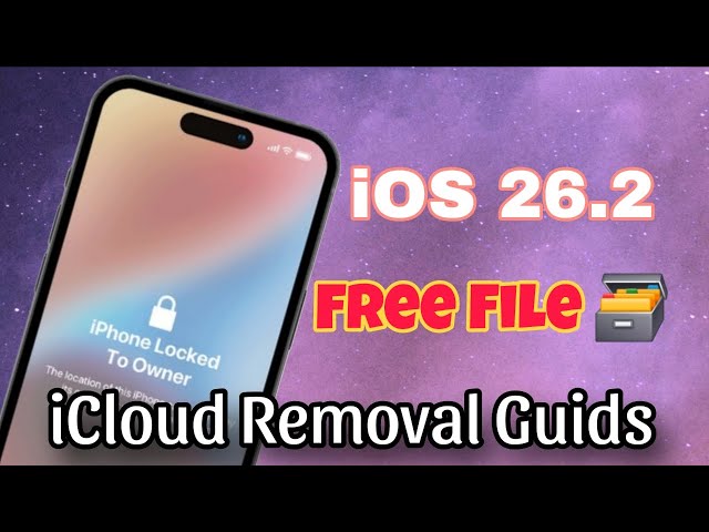 iCloud Removal Guide - iCloud Unlock Activation Lock with File 3utools