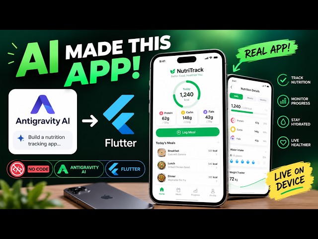 I Built a Fully Functional Mobile App with AI (Antigravity AI + Flutter) 🚀 No Code Needed