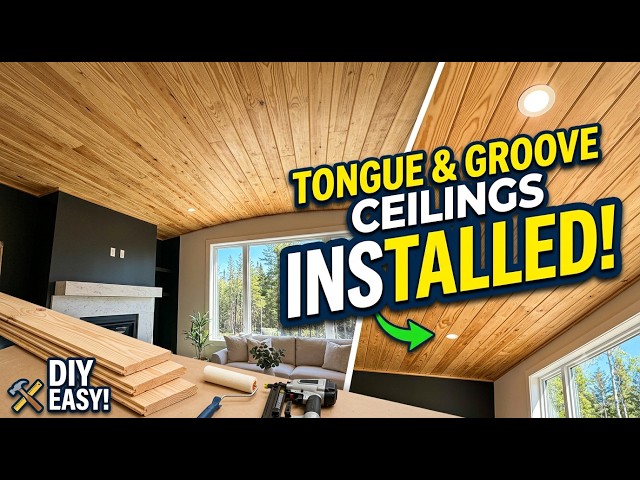 How to install tongue and groove ceilings