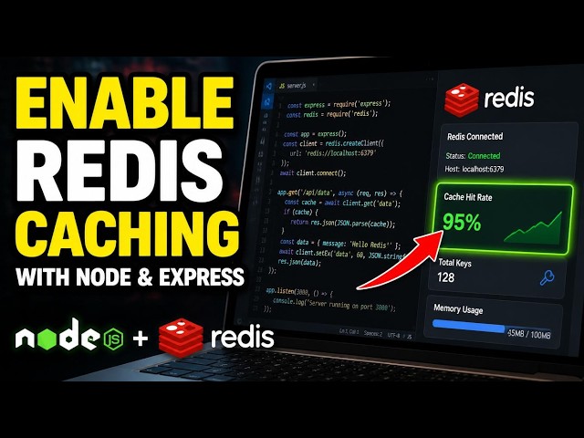 How to enable Redis caching with Node and Express - Step By Step