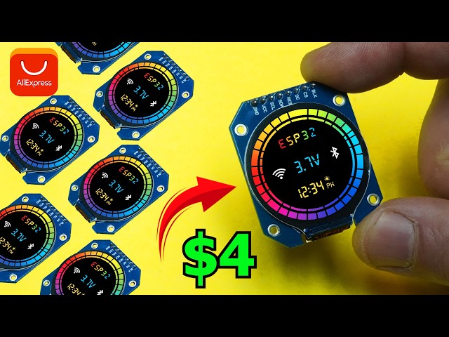 $4 Aliexpress Module-TFT Display 1.28 Inch 240x240 GC9A01