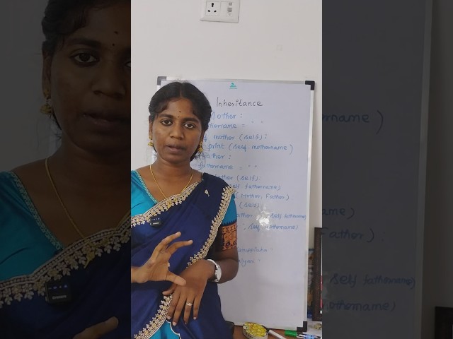 Multiple inheritance in python programming language #python