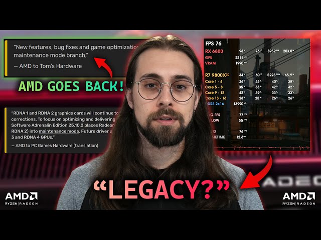AMD GOES BACK!! RDNA 1 & 2 with NEW GAME Optimizations as "The Market demands"