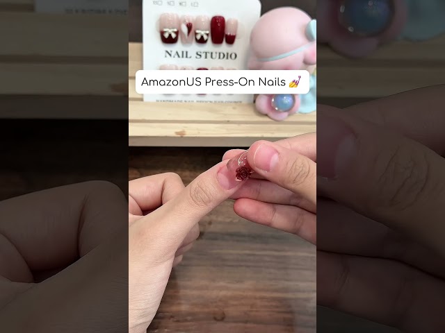 Amazon Press-On Nails 💅#naildesign #amazonfind #pressonnails #nails