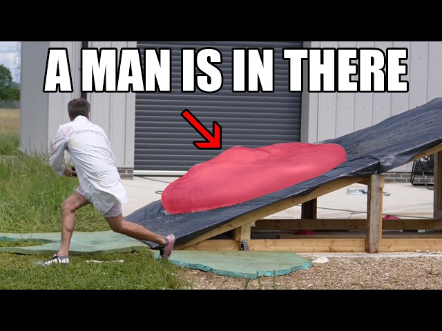 6ft Man in 6ft Giant Rolling Balloon - The Slow Mo Guys