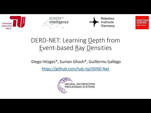 DERD-Net: Learning Depth from Event-based Ray Densities (NeurIPS 2025 Spotlight)