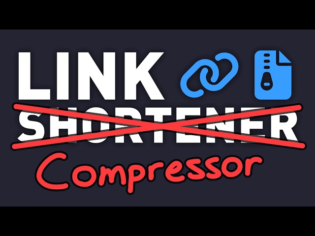 I Made the World's First "Link Compressor"
