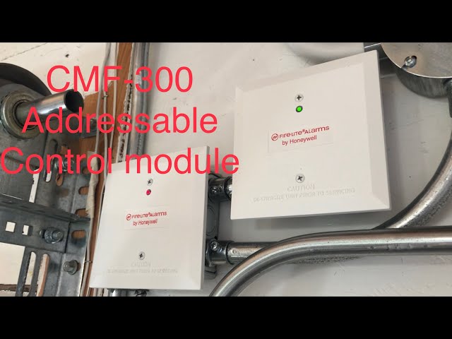 Installing and programming a firelite CMF–300 control module