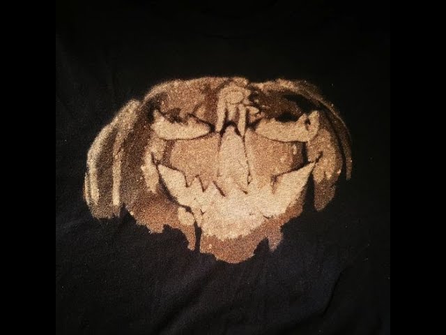 The Autumn Dark - Bleach Shirt Creation