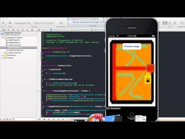 Using UIImagePicker to set custom background - Xcode 4.5.1