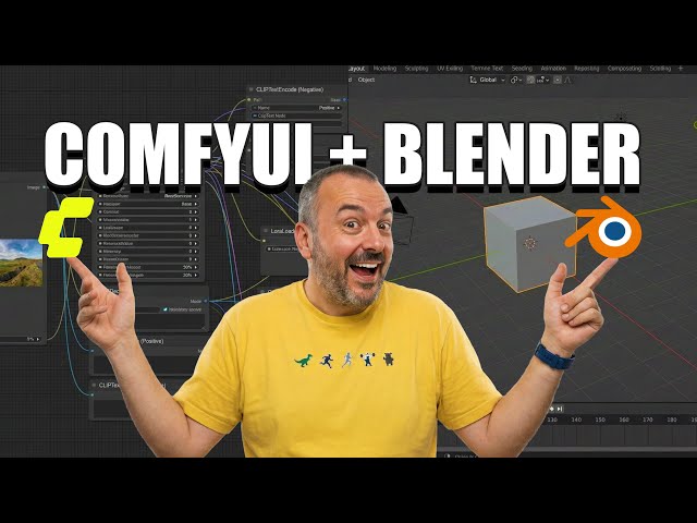 ComfyUI + Blender = The Ultimate FREE Local 3D Environment Pipeline (Terrain, PBR, HDRI)