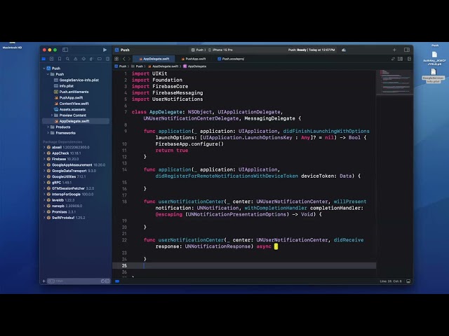 Tutorial: Firebase Push Notifications on iOS 2024