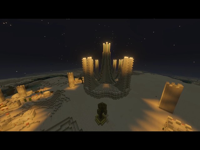 Beautiful Desert Tempel in Minecraft