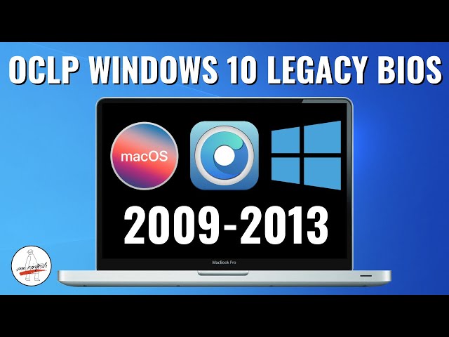 Install Windows 10 Legacy BIOS & Dual Boot OCLP Sonoma, Ventura or Monterey with Bootcamp!