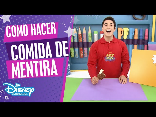 Art Attack: Comida espachurrada | Disney Junior Oficial