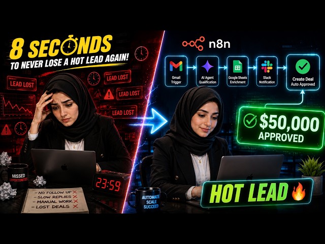 Stop Losing Hot Leads! Build an AI Lead Qualifier in n8n (10 Min Setup)