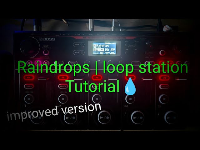 [LOOP STATION Tutorial] SyJo | Raindrops | cover tutorial beatbox（improved version）