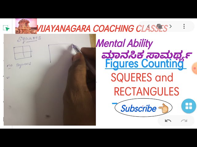 Mental ability classes  (Figures Counting)