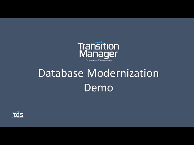 Database Modernization Full Demo v1 1