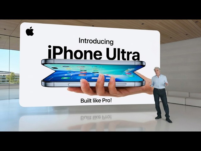 iPhone Ultra Leaked! Apple's $2,000 Foldable Revealed!