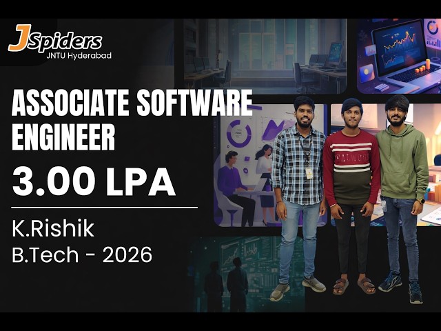 My Placement Journey at Jspiders | Hyderabad JNTU