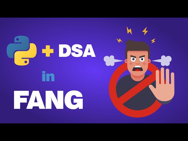 Is DSA using python not preferred in FANG ?