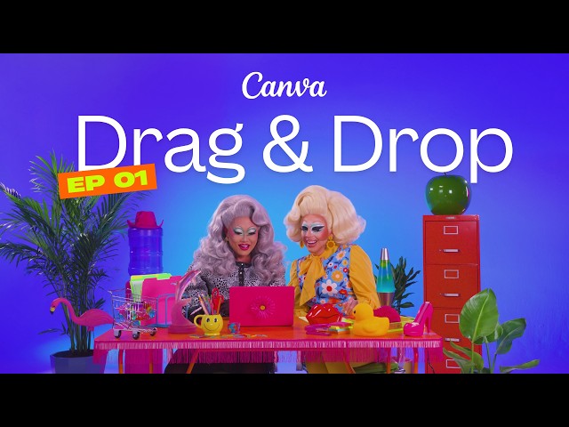 Watch Trixie Mattel & Kim Chi Give Tax Accounting a Glow-Up | DRAG & DROP Ep 1