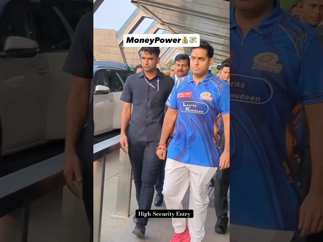 💼 Akash Ambani’s High-Security Entry | Power, Style & Humble Charm ✨