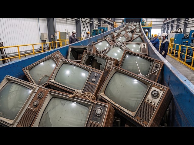 Recycling Old Televisions Into Designer Mirrors – Amazing Factory Process