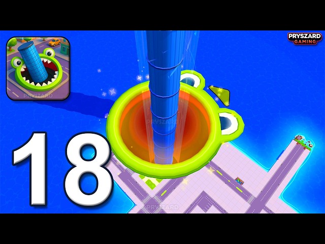 Hole.io - Gameplay Walkthrough Part 18 - New Update Eat Tower (iOS, Android)
