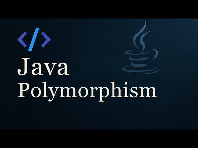 Polymorphism | Java | Euron