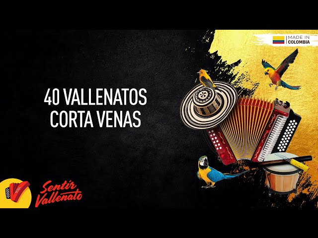 40 Vallenatos Corta Venas, Videos Letra - Sentir Vallenato