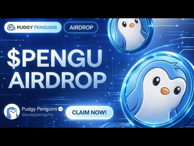 Pudgy Penguins Airdrop Second Season On Solana | SOLANA CRYPTO AIRDROPS CLAIM PENGU NOW