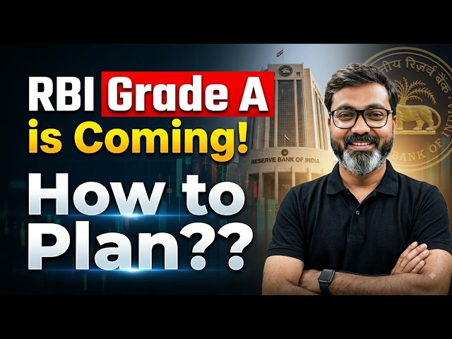 RBI Grade A 2026 I How to Prepare for RBI Grade A I Manish Sir