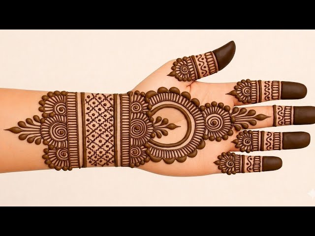 Beautiful Easy Mehndi Design। Letest Front Hand Mehndi Design । Mehndi ka Designs 2026 । Mehndi