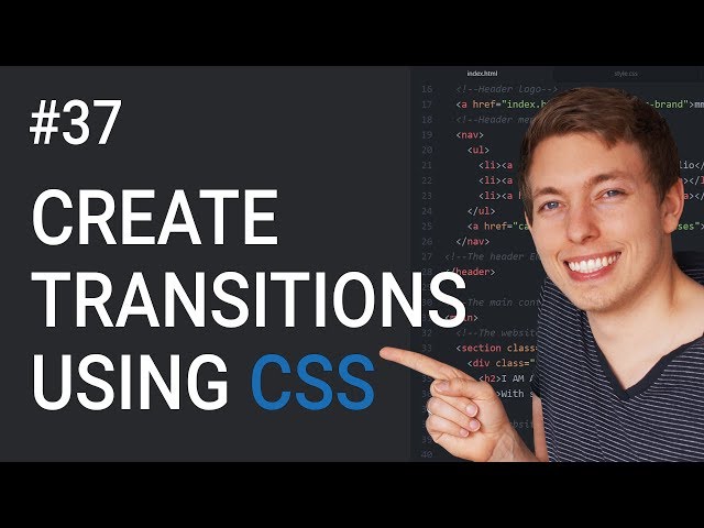 37: Create Transitions Using CSS | Create Hover Animations | Learn HTML & CSS | HTML Tutorial
