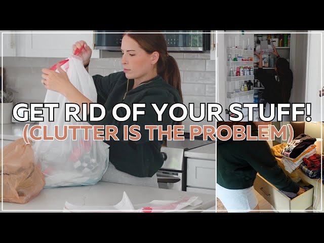 THROWING EVERYTHING I OWN OUT / How I Decluttered my ENTIRE home / REALISTIC Declutter Tips 2025