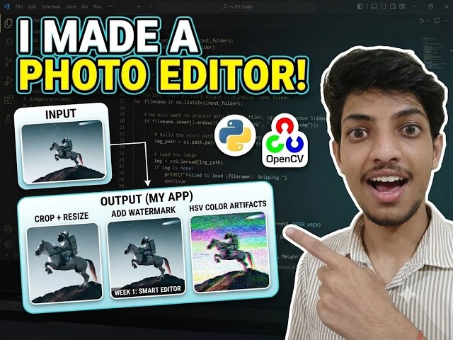 I MADE A PHOTO EDITOR USING OPEN CV