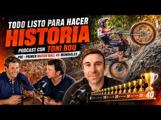Listo para hacer HISTORIA. Hablamos con TONI BOU antes de poder sumar su 40 mundial de trial