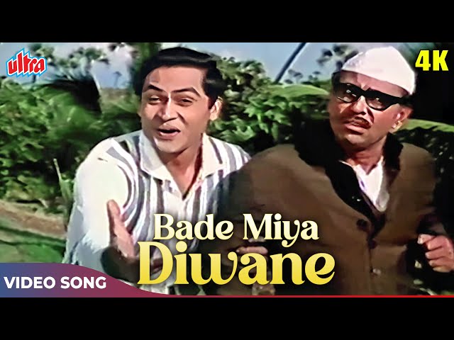 "Iconic Rafi Song 'Bade Miyan Diwane' | 4K | Joy Mukherjee | Shagird (1967)"