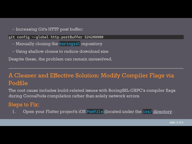 Resolving BoringSSL-GRPC CocoaPods Installation Error with HTTP/2 Stream Not Closed Cleanly