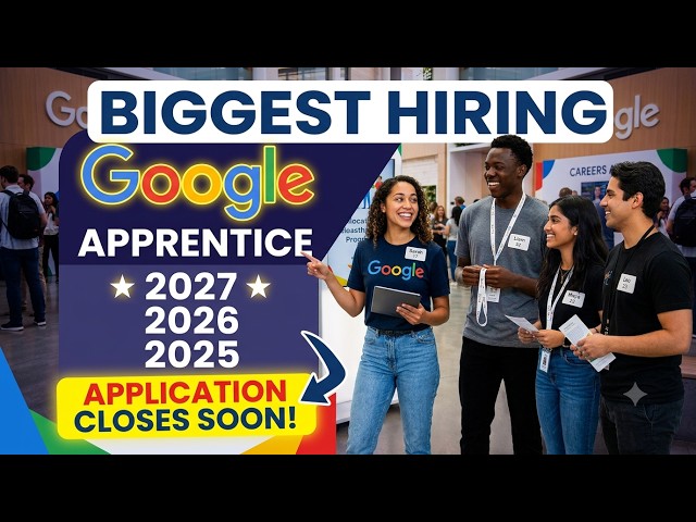Google Apprenticeship 2027,2026,2025 Hiring Out! 🚀 Complete Process, Eligibility & How to Apply